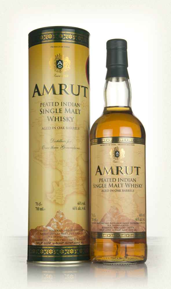 Amrut Peated Indian Single Malt 46% (Indie)